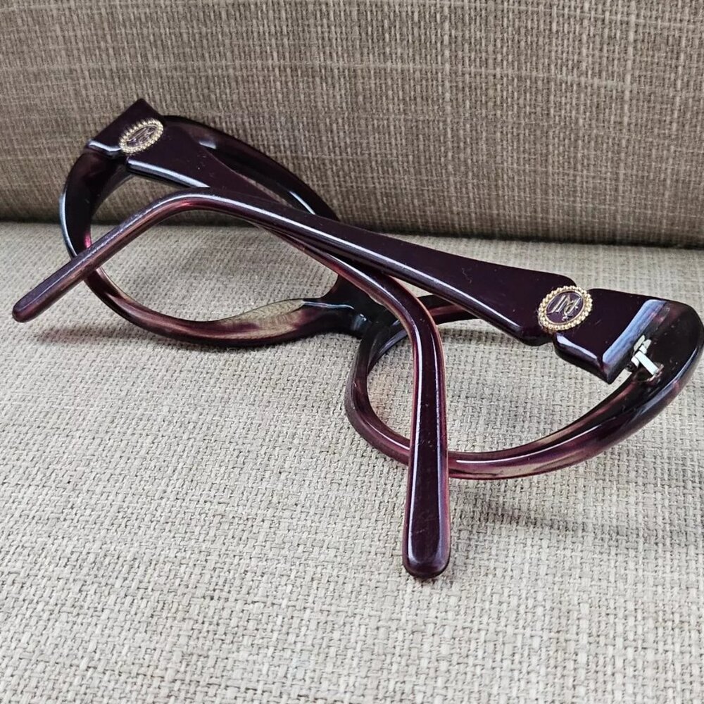 Jessica Mcclintock Women Eyeglasses/Sunglasses Frame Augergime Laminate Glasses - Picture 5 of 12